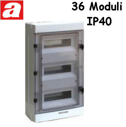 Centralino da Parete 36 Moduli IP65